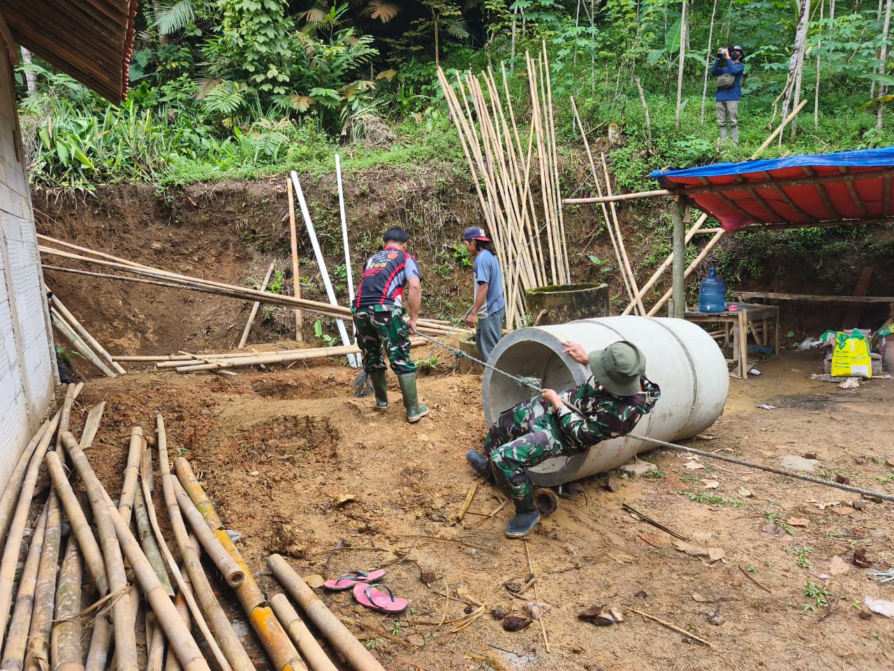 Pembangunan MCK Jadi Sasaran Fisik TMMD Reguler 2026 di Somagede