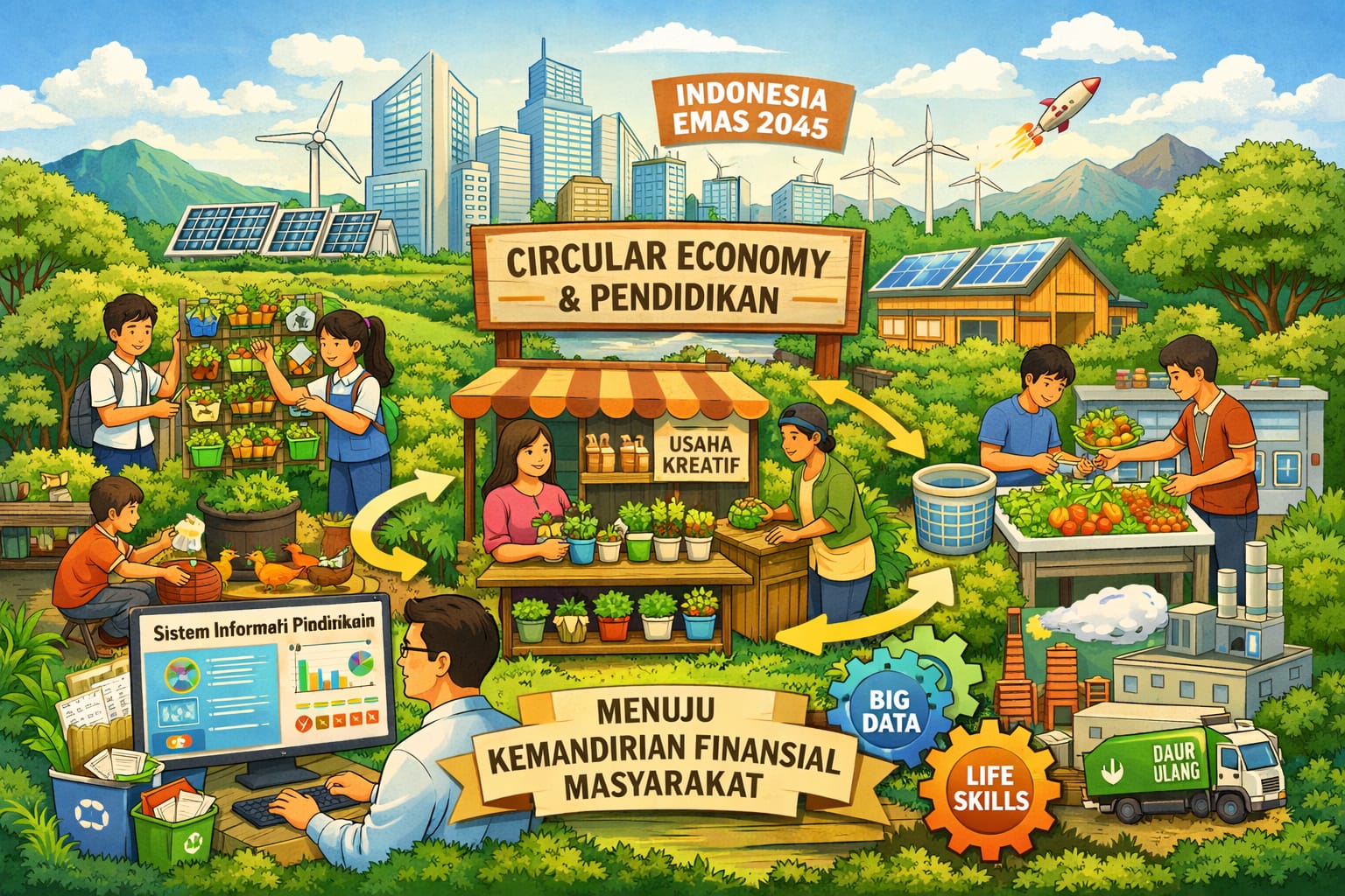 Circular Economy di Sekolah, Kunci Kemandirian Finansial Generasi Muda