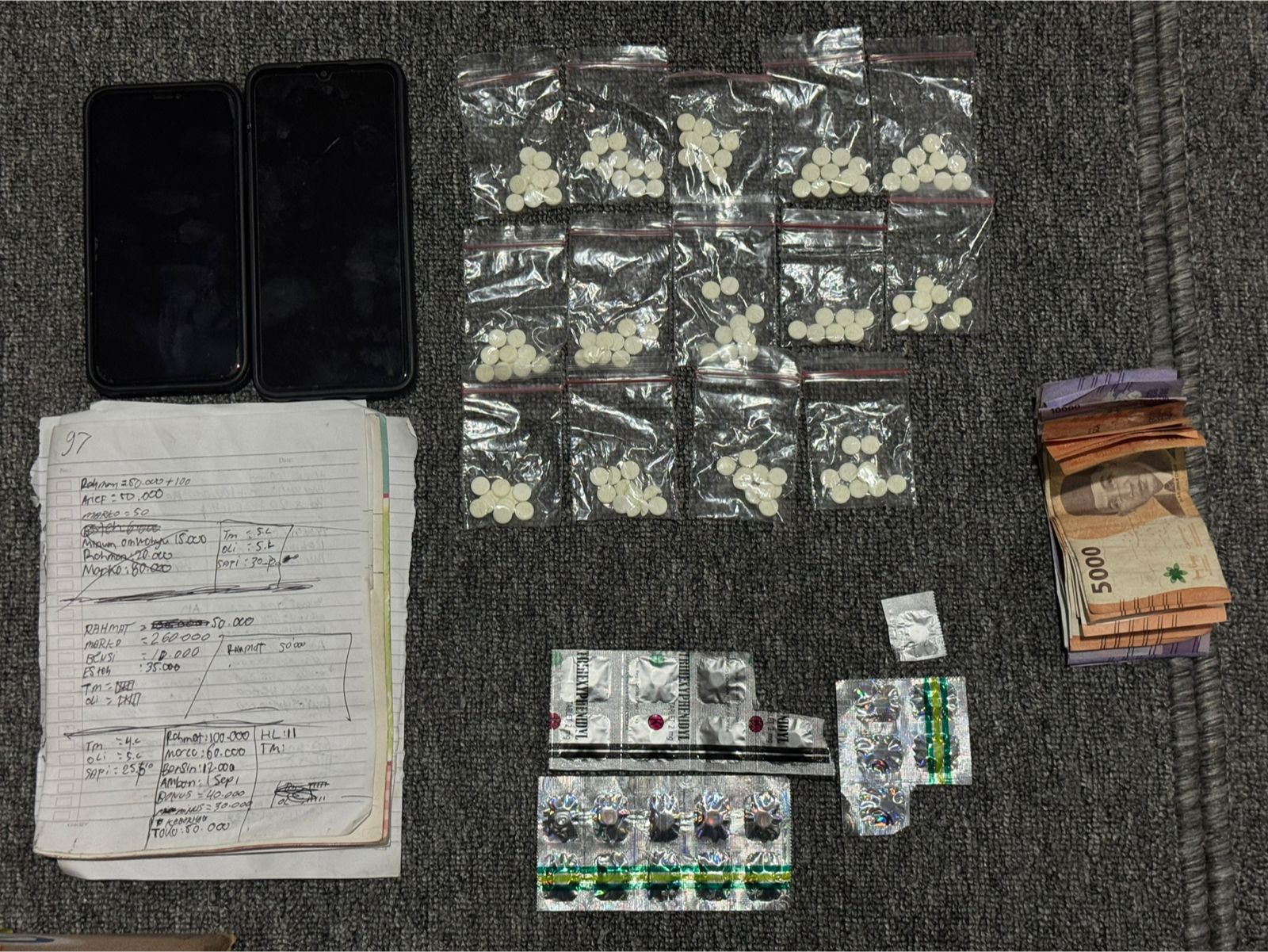 Ruko di Tasikmadu Karanganyar Digerebek, Obat Berbahaya Disita