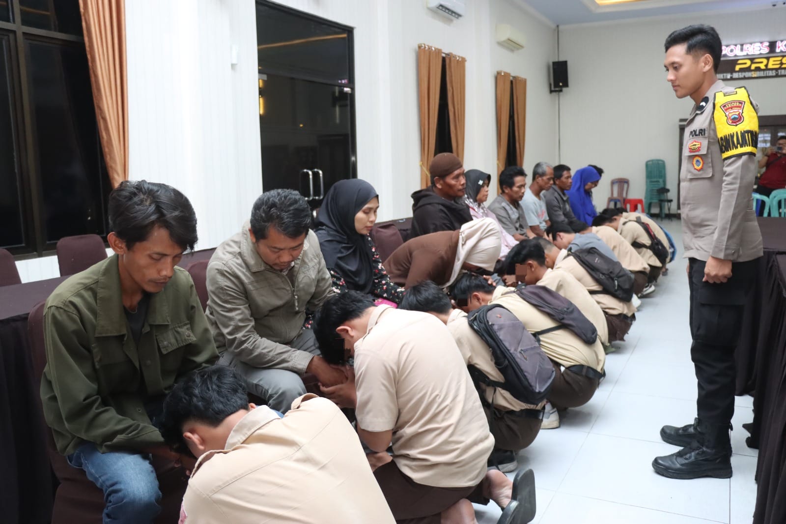 22 Pelajar Diamankan Polisi usai Diduga Rusak Sekolah di Kebumen