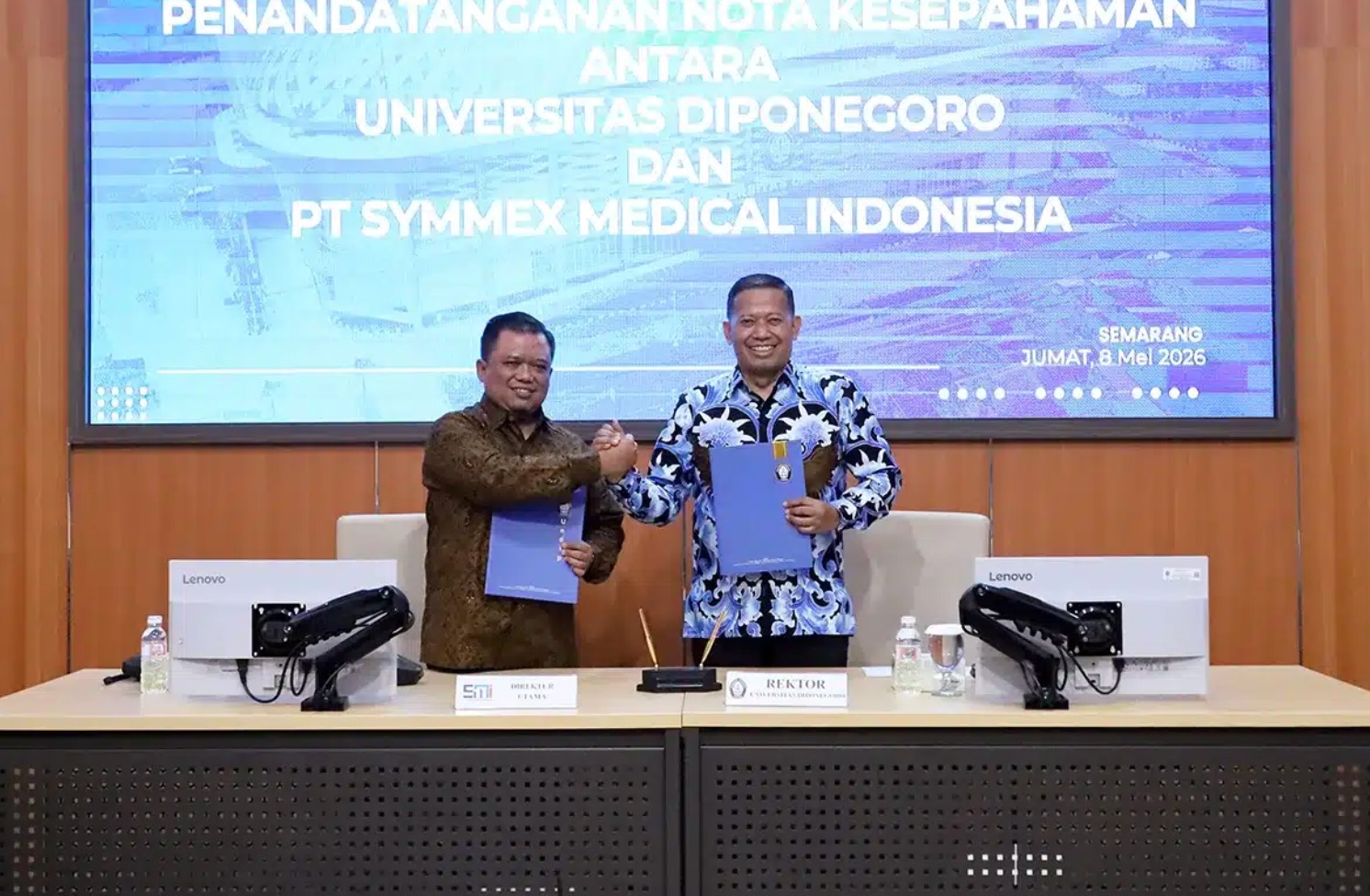 MoU UNDIP dan PT Symmex Dorong Hilirisasi Riset Alat Kesehatan