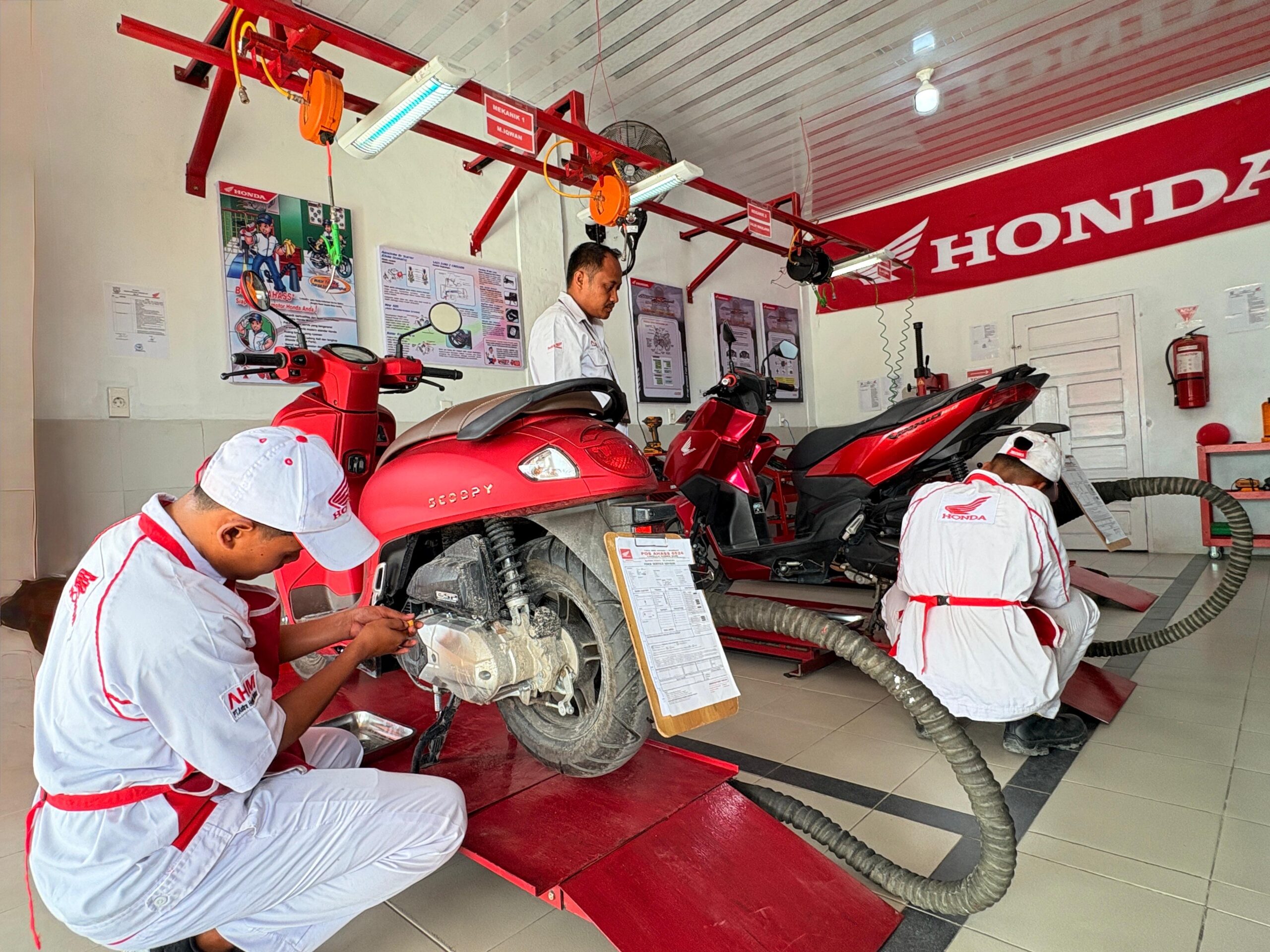 SMK di Riau Punya Bengkel Resmi Honda, Siswa Langsung Rasakan Dunia Kerja Industri