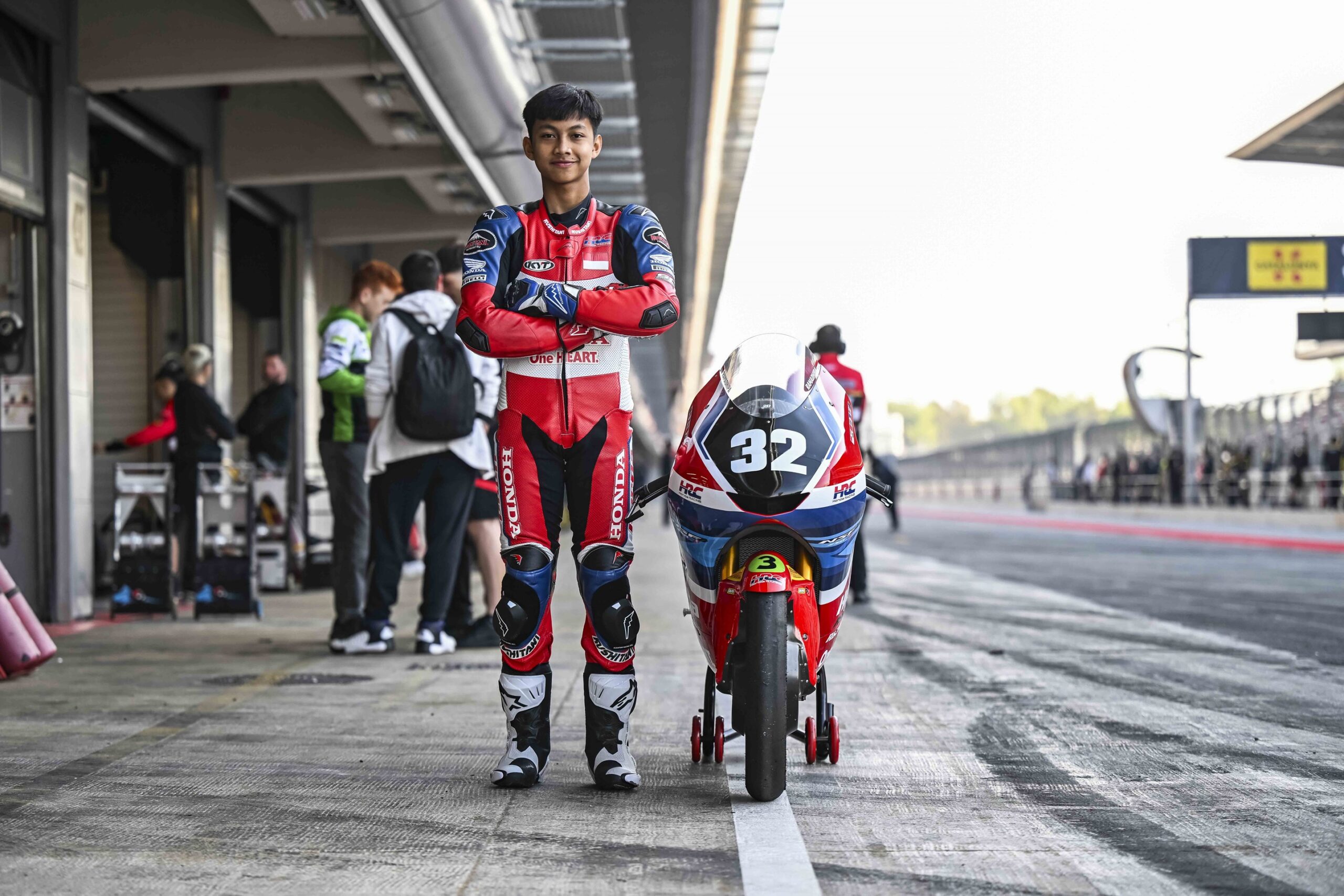 AHM Kembali Kirim Ramadhipa ke Panggung Balap Eropa, Jadi Harapan di Moto3 Junior World Championship