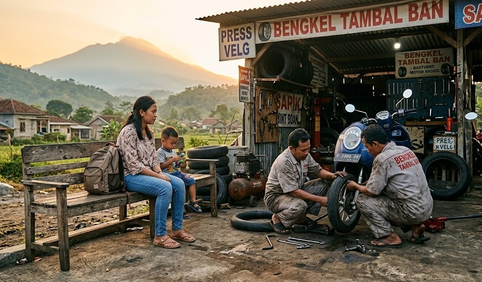 5 Bengkel Ganti dan Tambal Ban Terdekat dari Akpol Semarang, Buka hingga 24 Jam