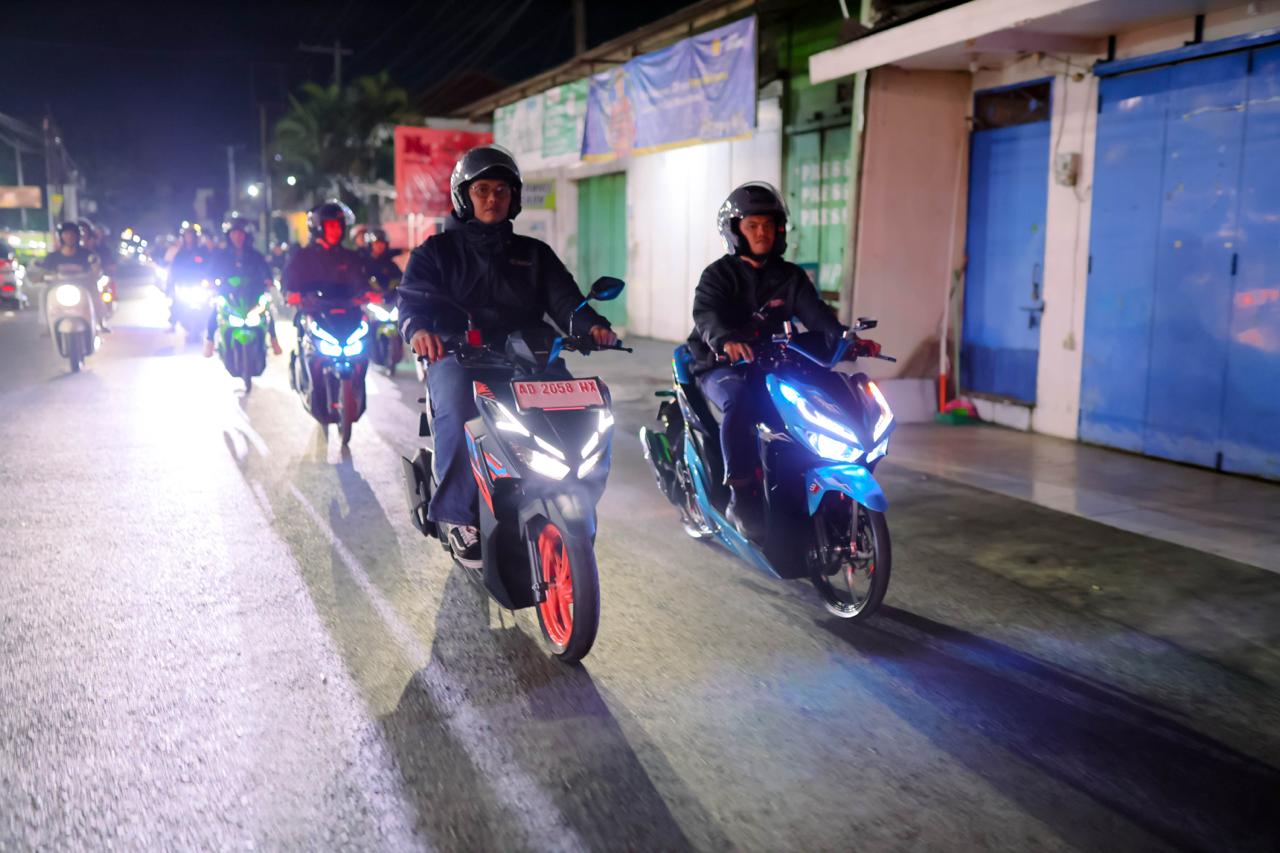 Astra Motor Jateng Gelar Vario Street Nations, Night Ride Semarakkan Sukoharjo