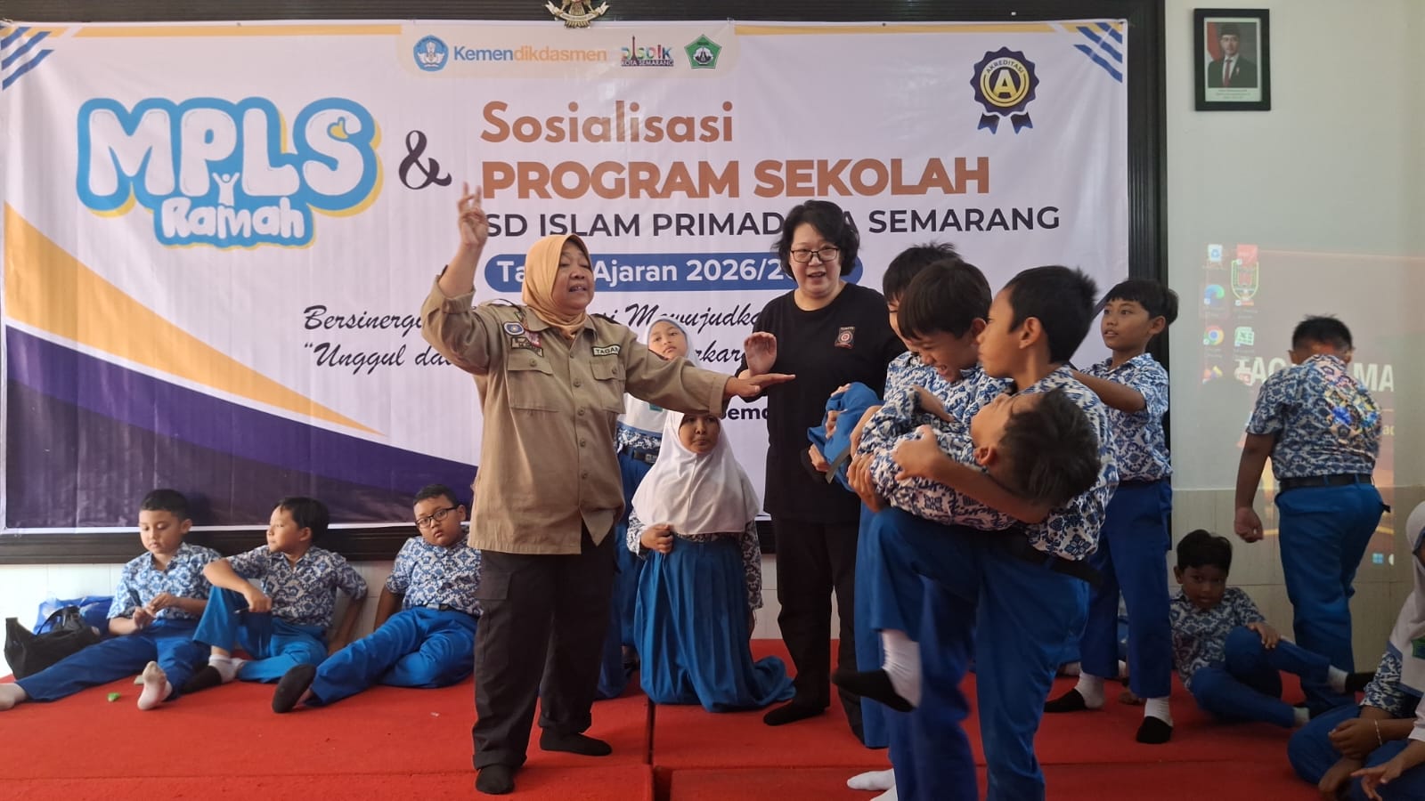 Sirene Meraung Saat MPLS SD Islam Primadana Semarang, Ternyata Ini yang Terjadi