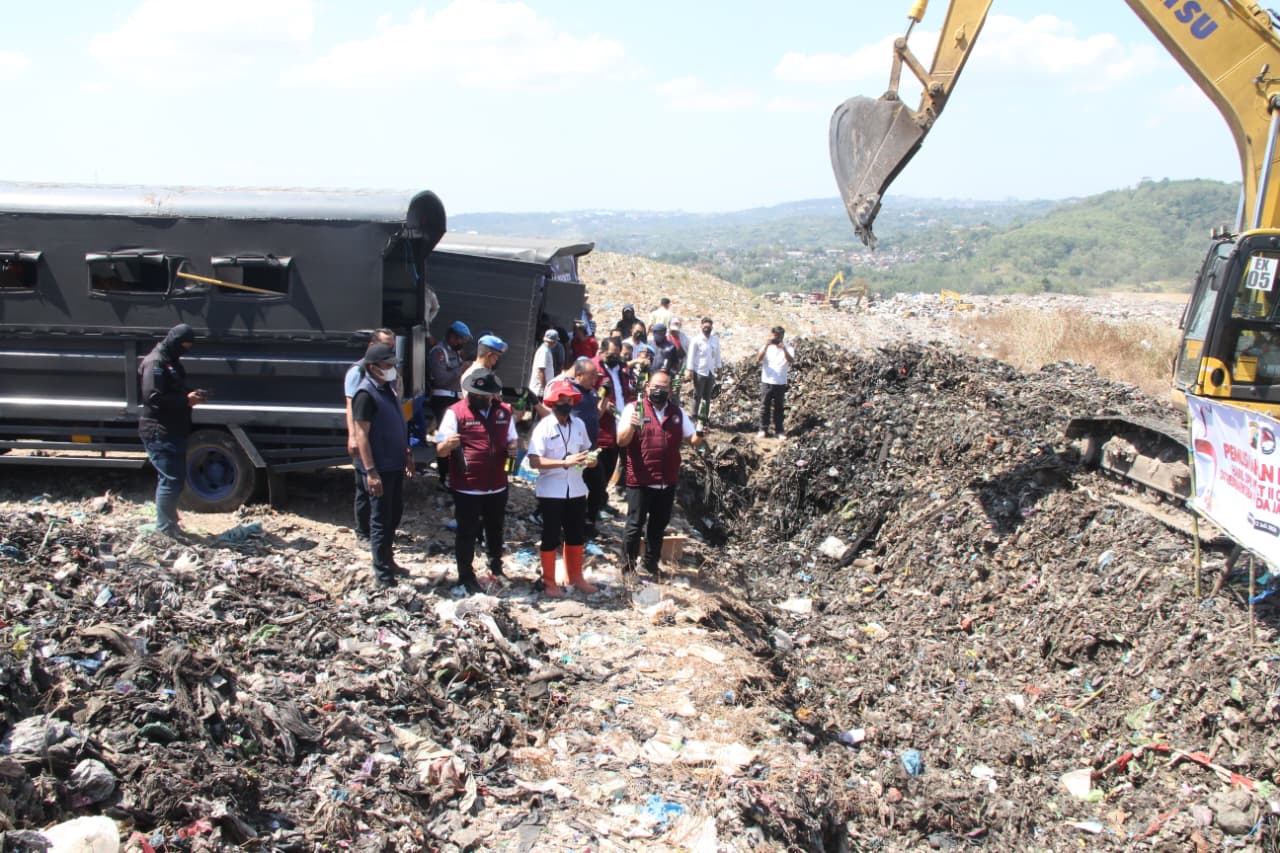 Polda Jateng Musnahkan Barang Bukti Rp15 Miliar, TPA Jatibarang Jadi Lokasinya