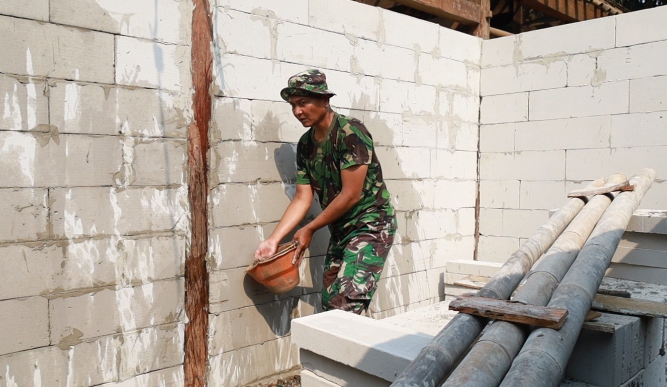 Satgas TMMD Reguler ke-129 Sulap Rumah Tak Layak Huni Milik Warga Jadi Lebih Nyaman