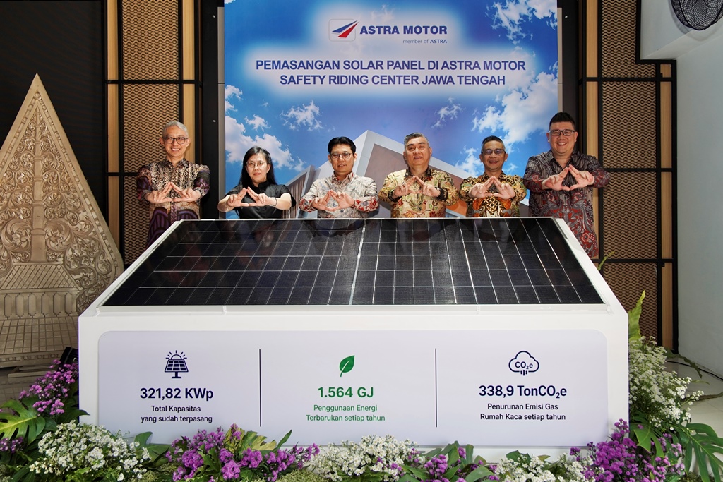 Astra Motor Pasang Solar Panel 40 kWp di BSB Semarang, Dukung Energi Hijau