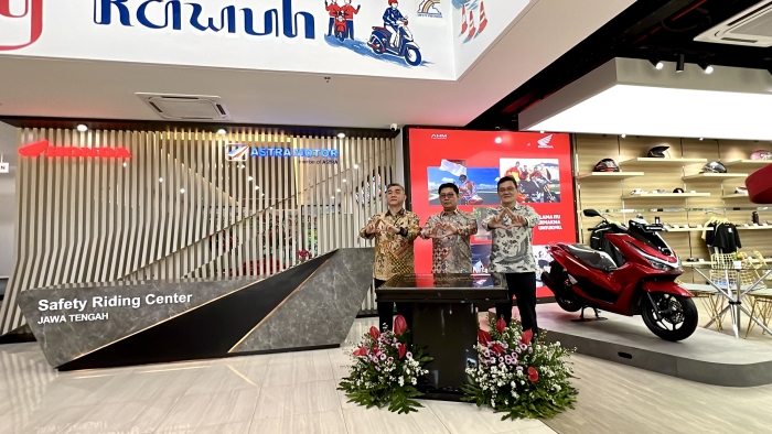 Astra Motor Buka Safety Riding Center Jawa Tengah, Dilengkapi Kids Traffic Park